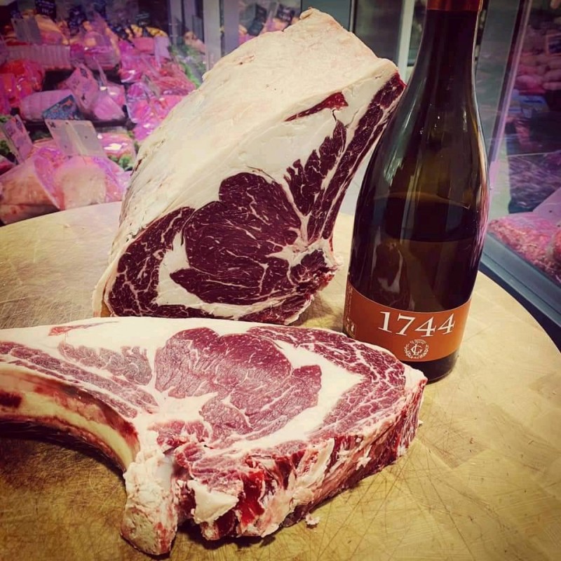 Ou acheter côte de bœuf avec du bon vin directement chez le boucher à  Montpellier ou vendargues